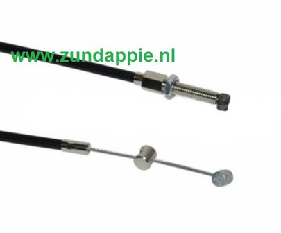 Versnellings kabel zwart + 15cm Elvedes met vaste nippels 40529