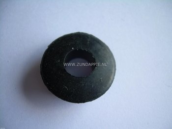 Doorvoer rubber zwart recht 512-12.100