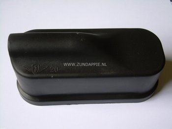 Luchtfilterkap zwart 20mm 530-10.135