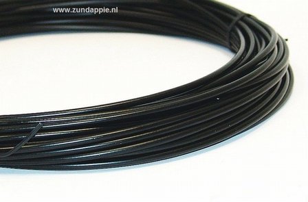 Buitenkabel zwart per meter geschikt voor binnen kabel 1,5